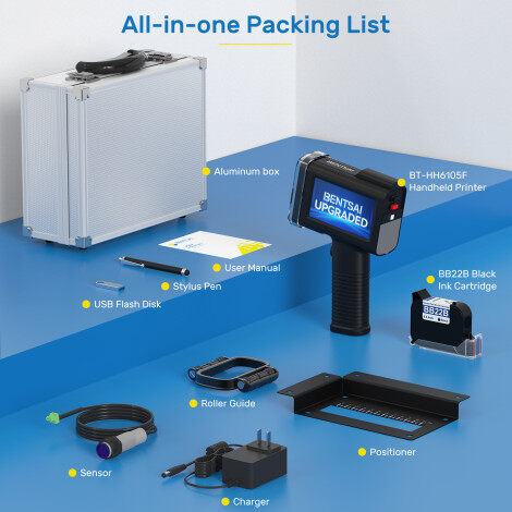 BENTSAI BT-HH6105F Handheld Inkjet Printer (Upgraded Model of BT-HH6105B2 B3)