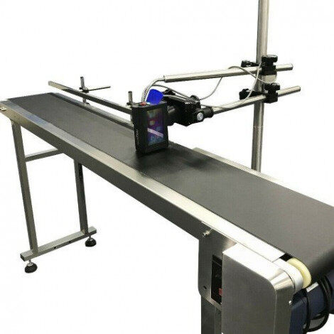 Stainless Steel Automatic Conveyor for Handheld Printer on Batch printing of Date Code Logo