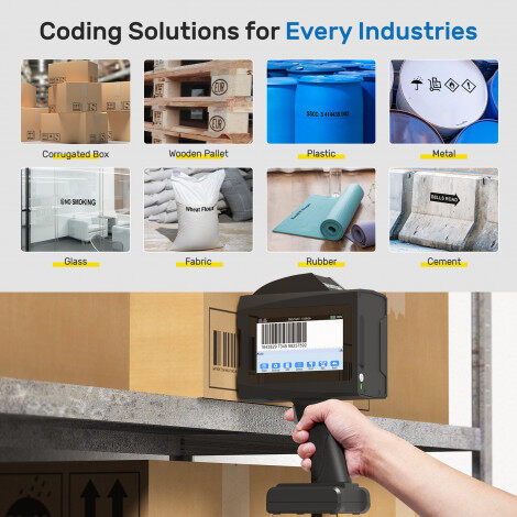 BENTSAI B45 2 Inch Large Character Handheld Batch Code Inkjet Printer