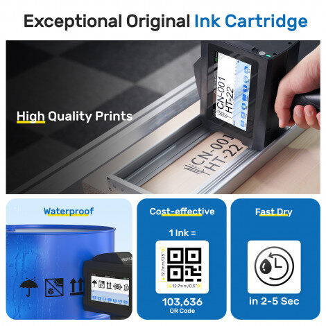 BENTSAI B45 2 Inch Large Character Handheld Batch Code Inkjet Printer