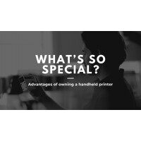 What is special about a handheld inkjet printer?