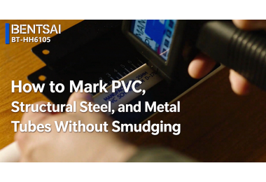How to Mark PVC, Structural Steel, and Metal Tubes Without Smudging