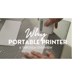 What are the characteristics of portable handheld printer?