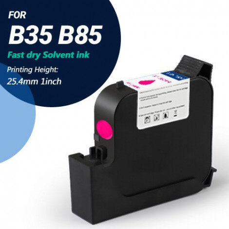 BENTSAI EB22M Magenta Original Solvent Fast Dry Ink for 6210, B35, B45, B85 Printer - 1 Pack
