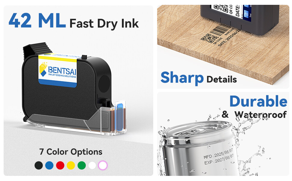 Bentsai high quality solvent fast fry ink cartridge