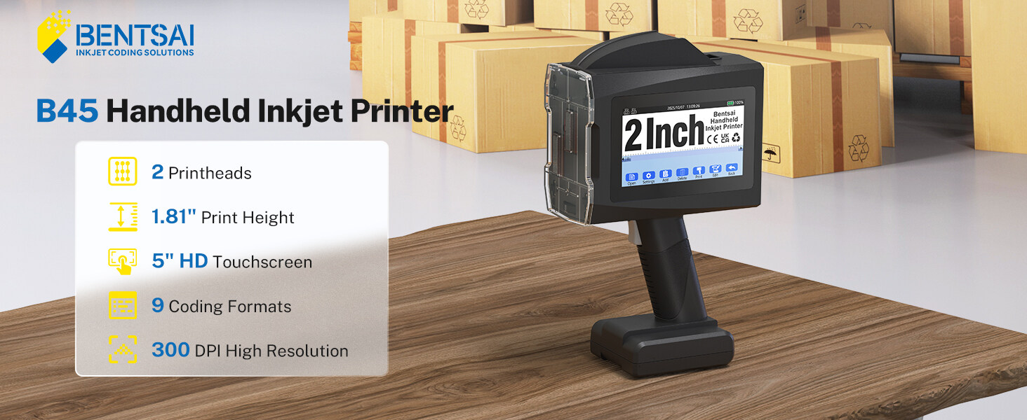Bentsai B45 Handheld Printer Banner