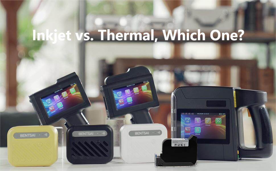 Comparison between inkjet printer and thermal inkjet handheld printer