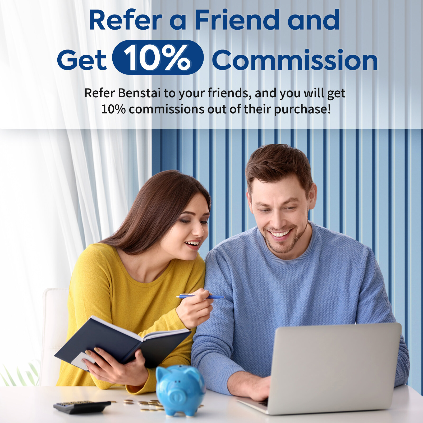 refer a friend and get 10% commisson