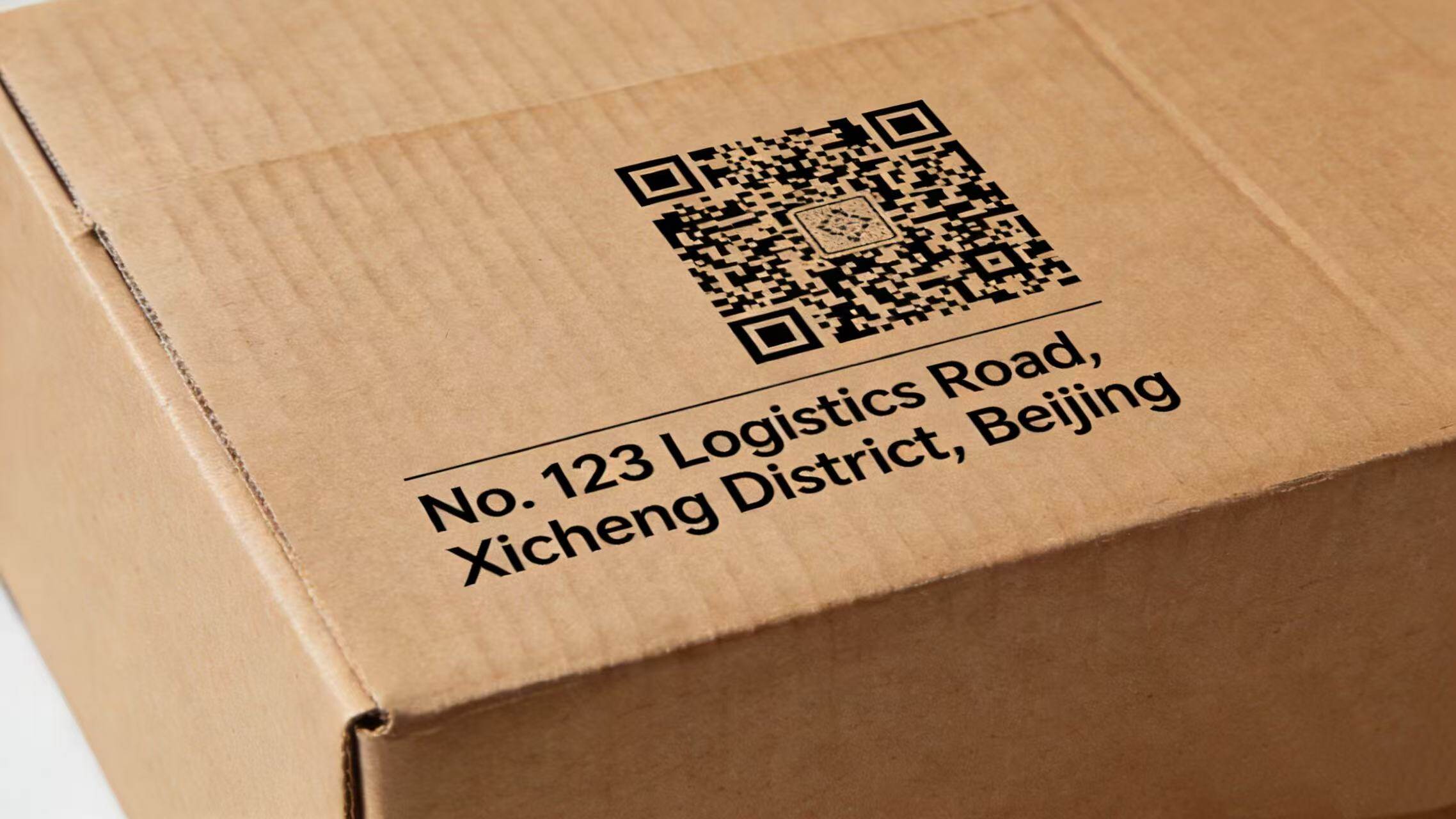 Print dynamic QR codes and shipping addresses directly on cardboard boxes