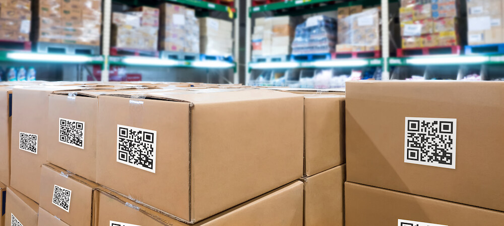 Warehouse management with QR code
